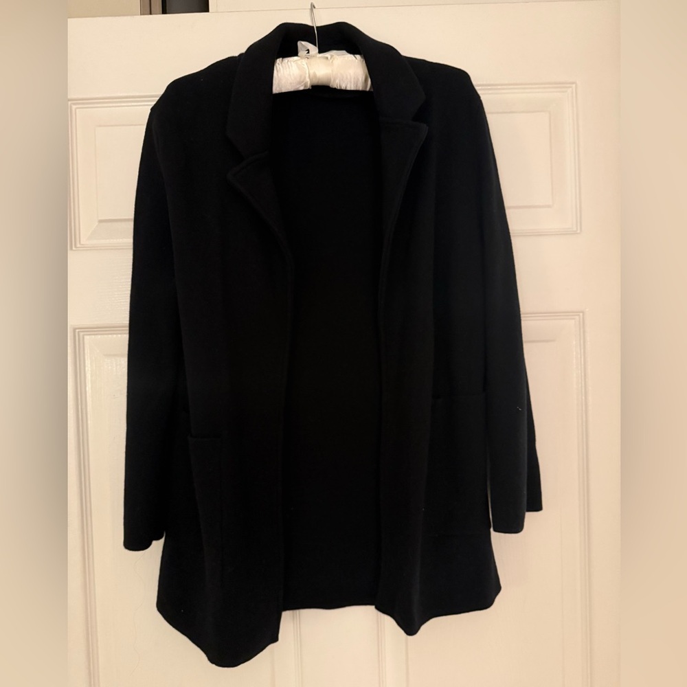 Quince black 100% Organic Knit Blazer 
Never worn